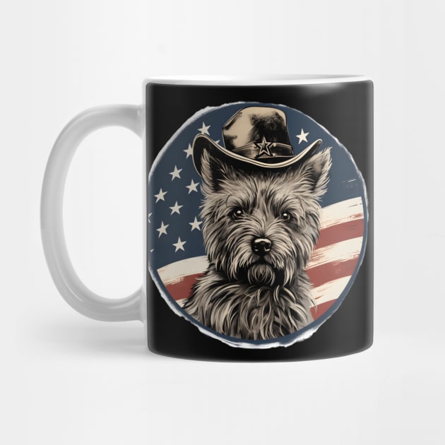 Cairn Terrier 4th of July by NatashaCuteShop